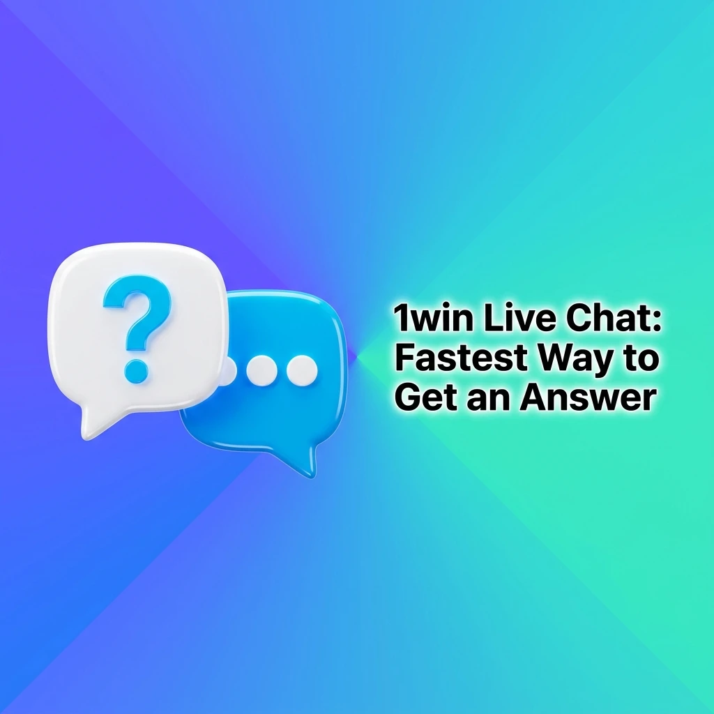 1win live chat support interface showing real-time customer service access on website and mobile app