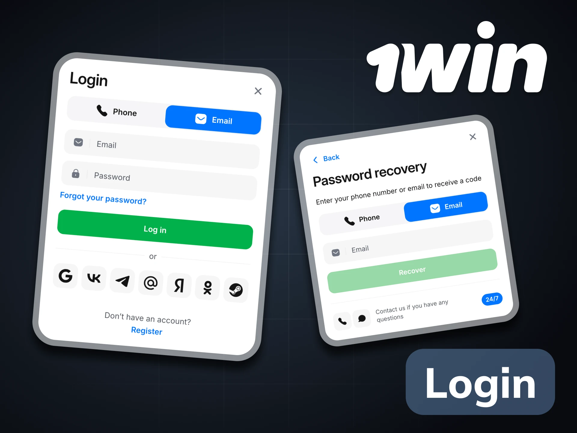 Log into your 1Win account in a few easy steps.